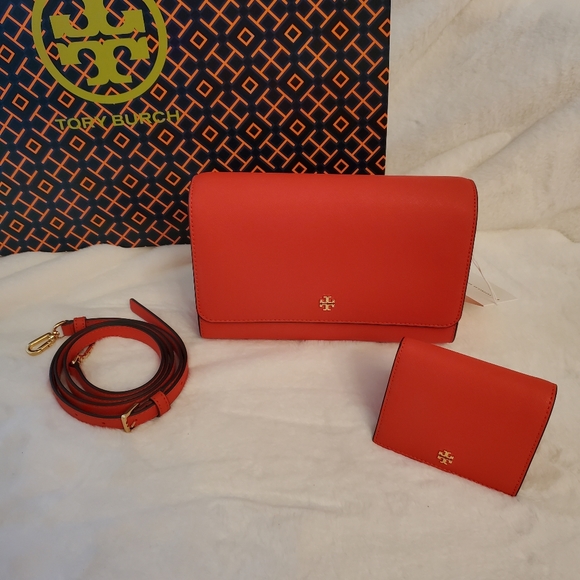 🚫SOLD🚫✨️ TORY BURCH Emerson Crossbody Clutch Shoulder Bag & Wallet - Picture 16 of 16